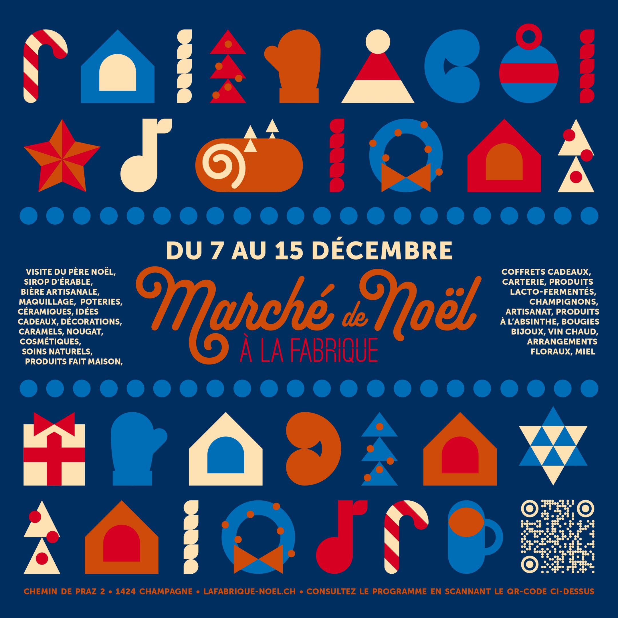 Marché de noël à La Fabrique de Champagne
