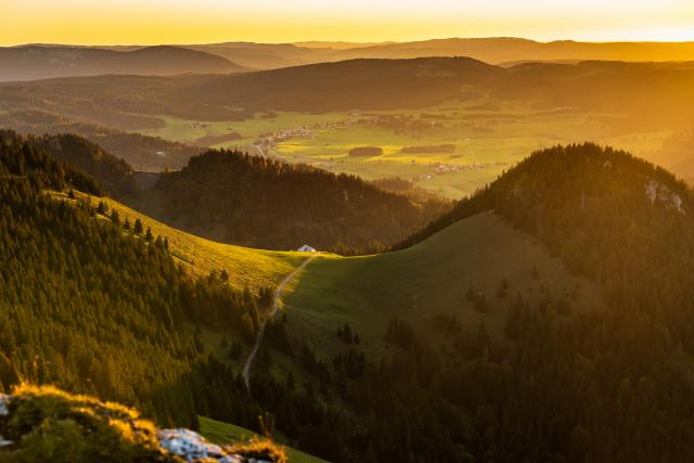 Chasseron, vue sur L'Auberson © Vincent Bourrut - www.vincentbourrut.ch