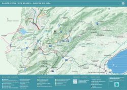 Sainte-Croix / Les Rasses - Plan de randonnées
