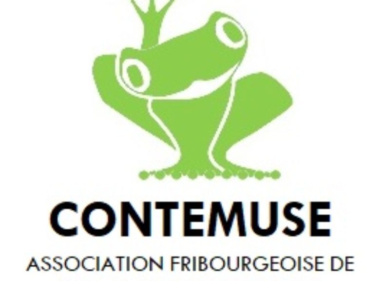 logo-grenouille verte-titres en noir